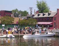 summer concert on city dock